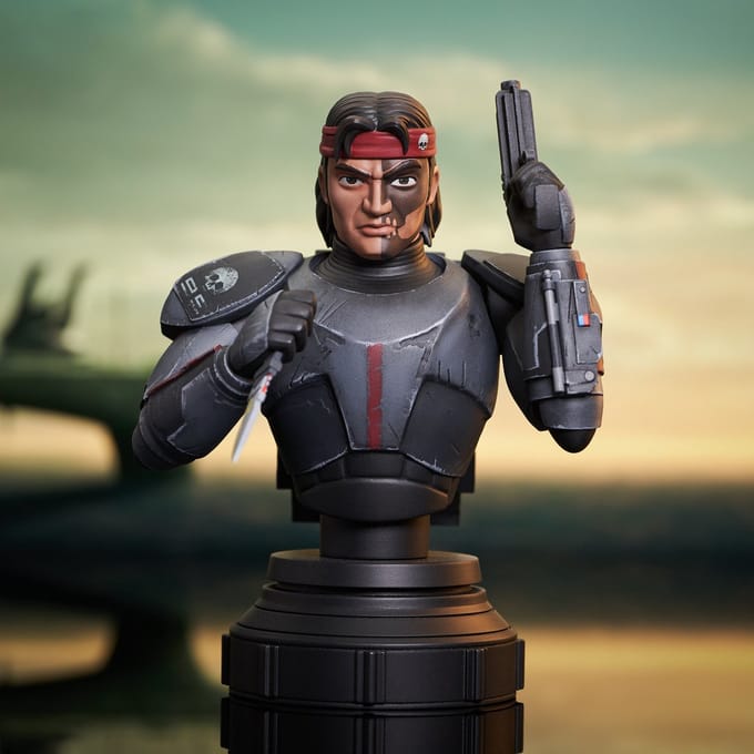 Star Wars The Clone Wars Bust 1/7 Hunter 15 cm