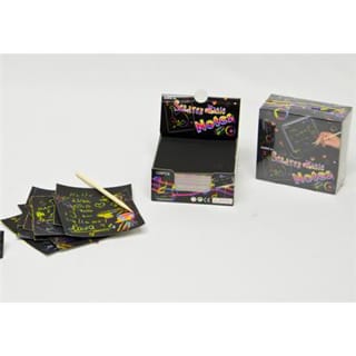 Pocket Money Magic Color Scratch Notes with pen. 100 Sheets