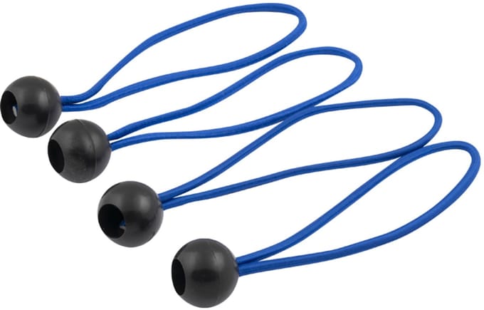 Elastische zeildoek koorden - set 4 stuks