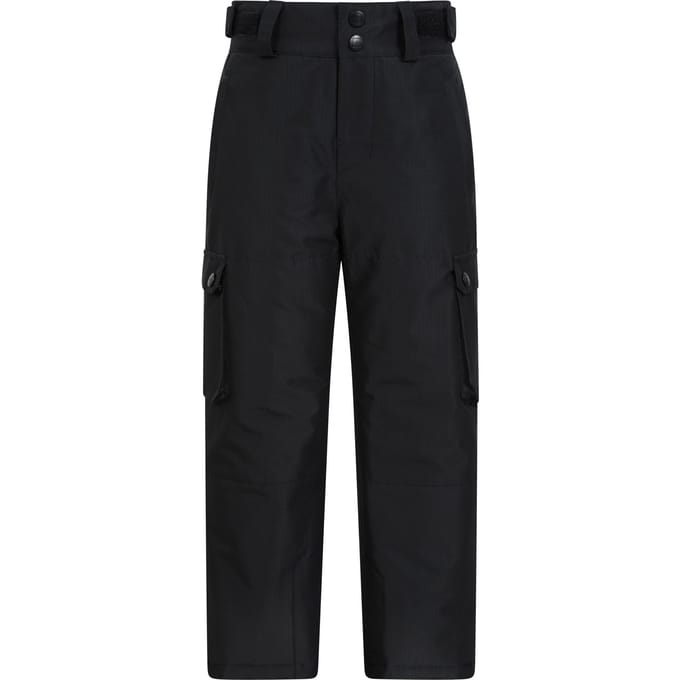Mountain Warehouse Skibroek voor kinderen/Kinderen Titan Cargo (Zwart)