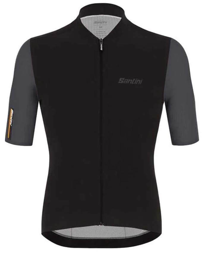 Santini Redux Vigor Korte Mouw Wielertrui Zwart XS Man