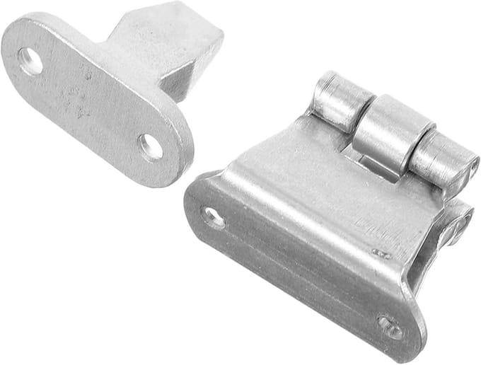 Bevestigingsdeurvanger - Deurstopper Boot - Deur Fixeren - Vochtbestendig RVS - 3.5 cm - Zilver