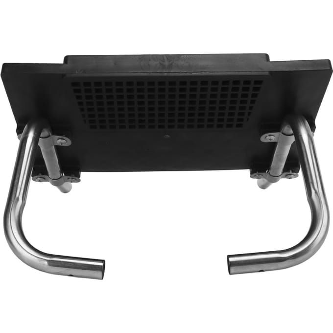 Bootmotorsteun Professioneel Metaal Stevig Opblaasbare Vis Kajak Motorstandaard Set met Schroeven voor Kajak Rubberboot black