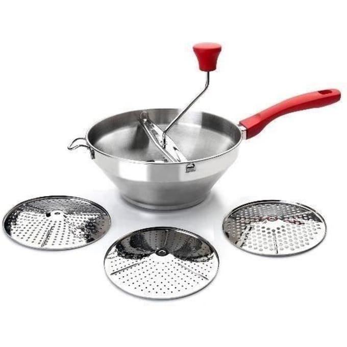 IBILI Rijstpers RVS - 3 schijven - 24 cm