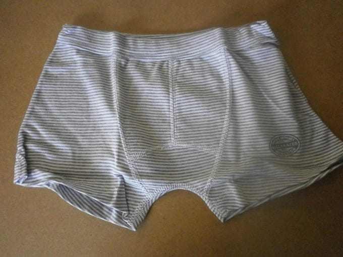 Petit Bateau - 2 Pack - Boxershort - Streep grijst - 6 jaar 114