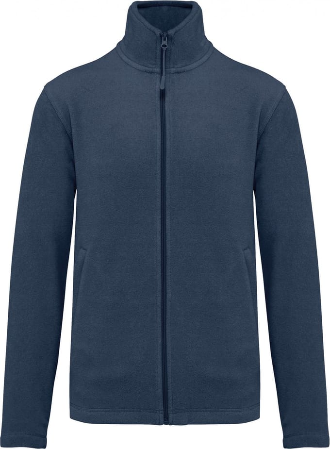 Kariban Microfleece met rits heren K911 - Deep Blue - M