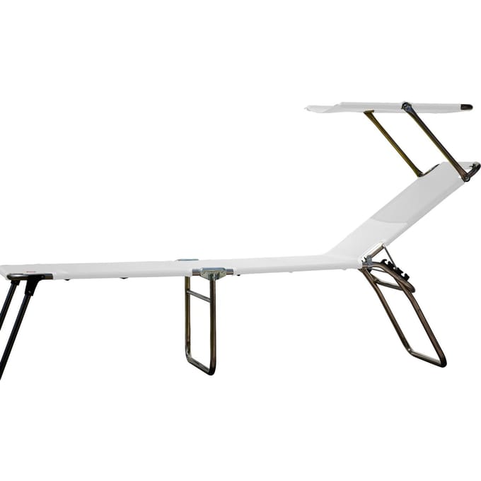 Fiam - Amigo 40+ Sun driepotig ligbed - wit