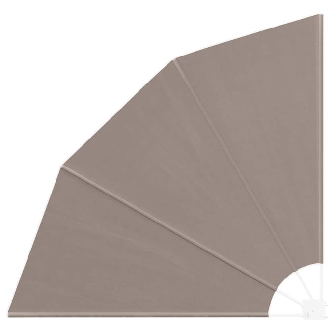 vidaXL - Balkon - Privacy - Scherm - 140 - x - 140 - cm - Polyester - Taupe