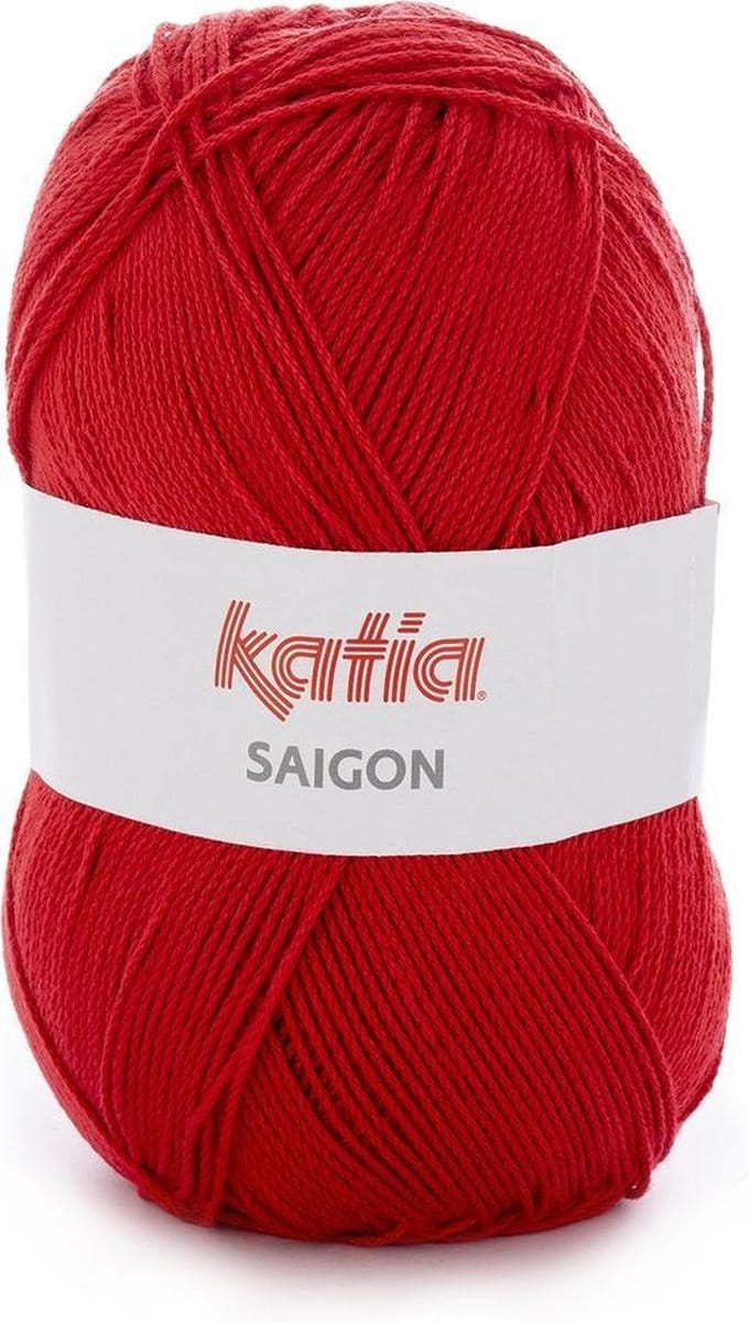 Katia Saigon - 04 rood - Acryl Garen