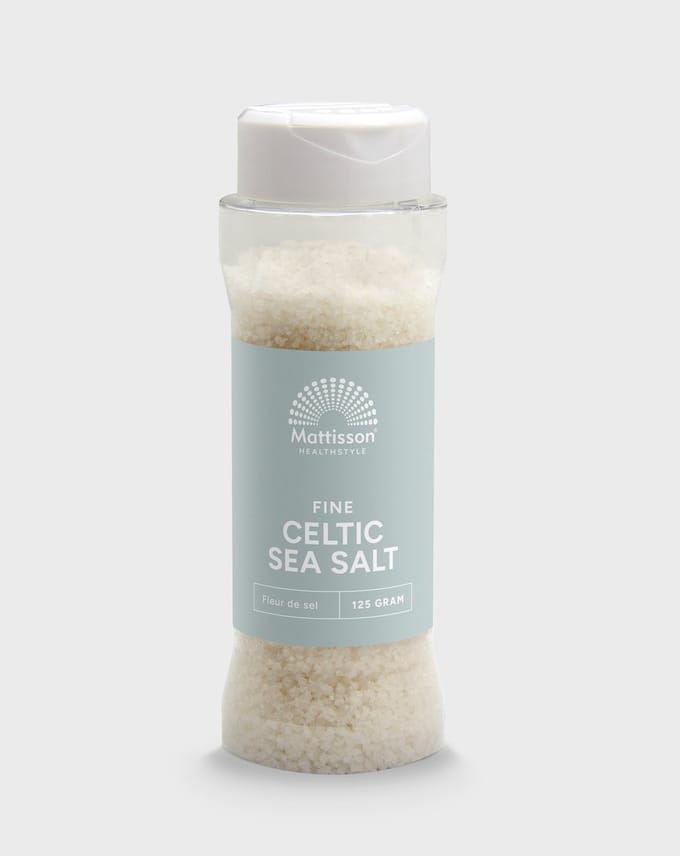 Mattisson - Keltisch Zeezout fijn - Celtic Sea Salt - Strooibus 125 Gram