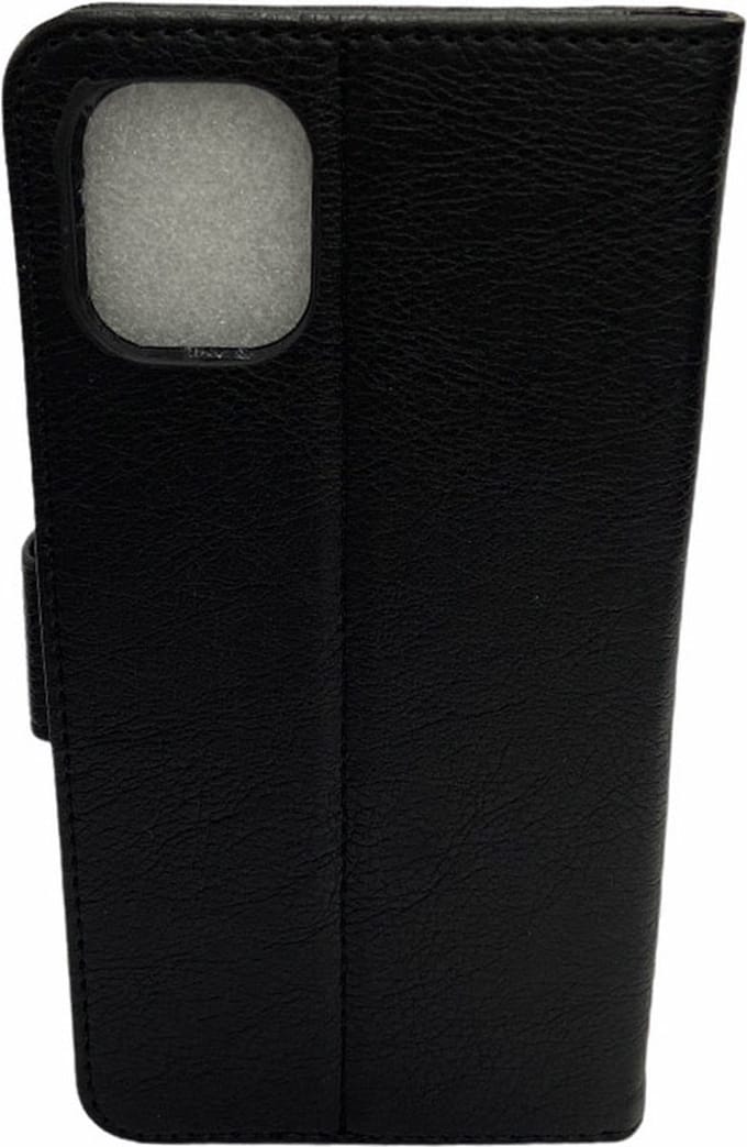 iPhone 14 Plus Bookcase Telefoon hoesje Stevige Portemonnee Wallet Case – Pasjeshouder - Kunstleer – Zwart