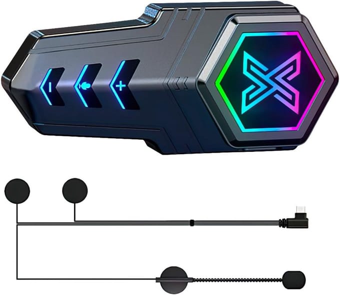 Motor Intercom Headset met Bluetooth 5.3 en HD Speakers