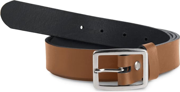 Ladeheid Dames Kledingriem - Riem - Broekriem - Verstelbaar - Leer - MS-EL-D41 - Bruin-2 - 95 cm