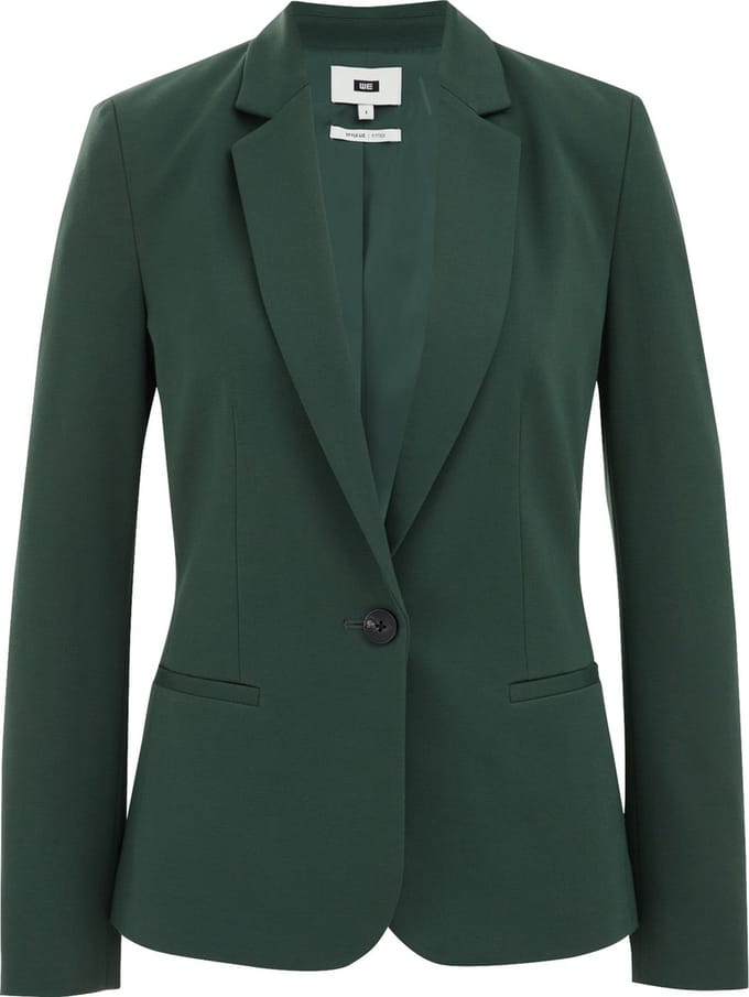 WE Fashion Dames getailleerde jersey stretch blazer