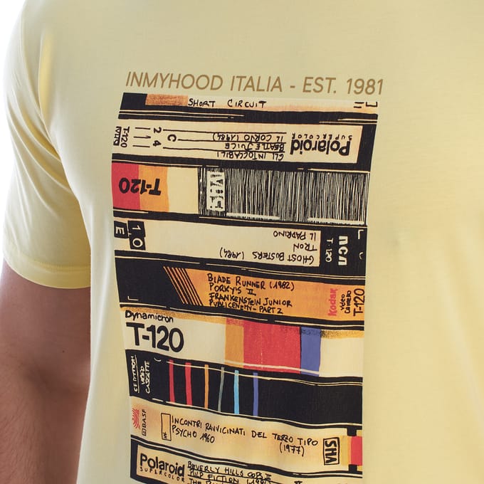 Heren Korte Mouwen Graphic Katoenen T-Shirt HS24MTS24