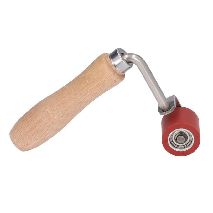 Rouleau à main en silicone 20 mm 75 degrés Angle de pliage Résistance à la température 260 degrés Celsius Conception ergonomique Rouleau de joint beige