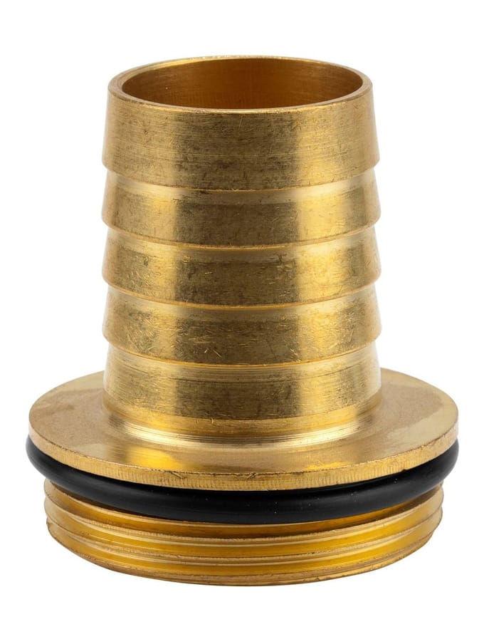 GARDENA 07149-20 Messing Slangschroefstuk 47,81 mm (1 1/2) buitendraad, 32 mm (1 1/4) Ø