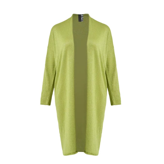 Lange gebreide cardigan dames Mat Fashion Lurex