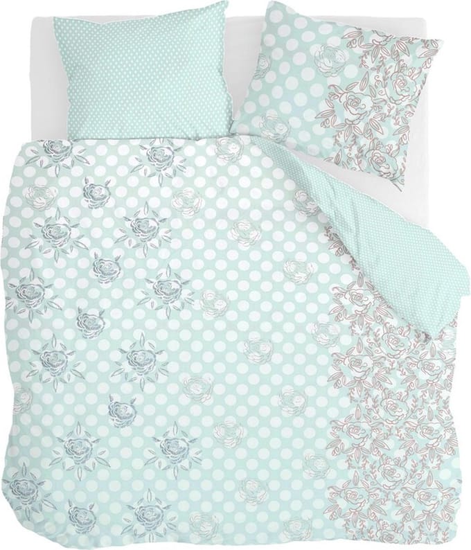 Walra Dekbedovertrek Dreamy Dots - 200x220 - 100% Katoen (BCI) - Licht Blauw