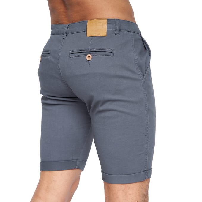 Crosshatch Heren Sinwood Chino Shorts (Benzine)