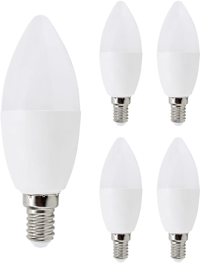Bemko Premium LED Lamp E14 - vervangt 50W (7.5W) - 720lm - 3000K Warm Wit - 230V - 5 stuks
