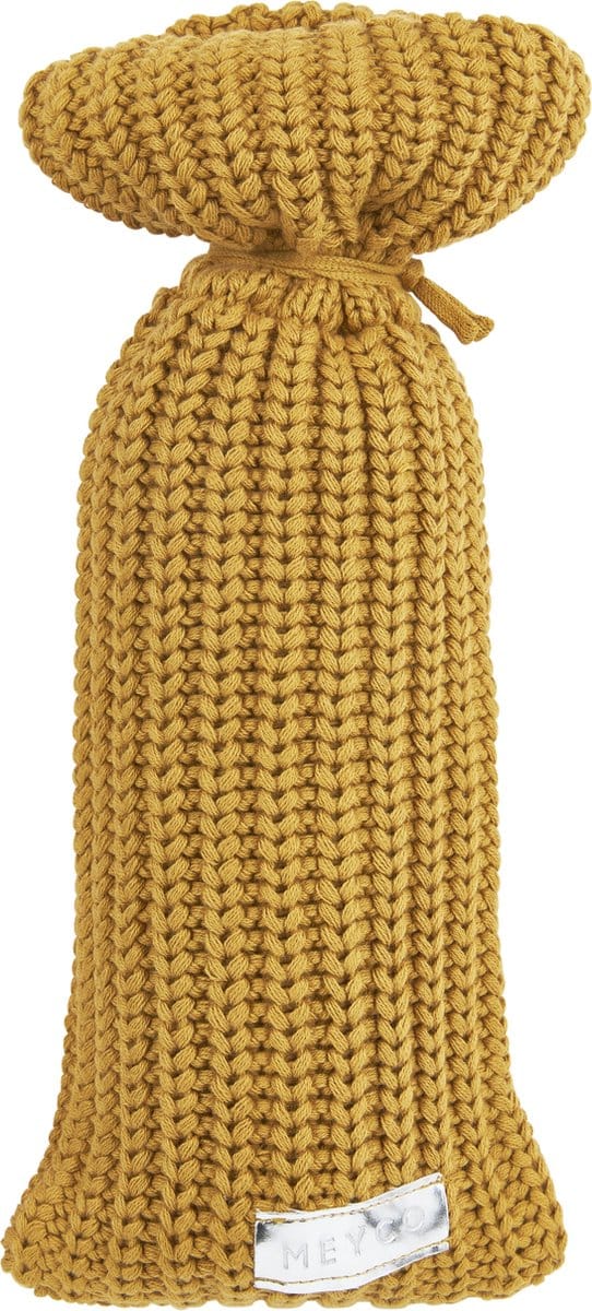 Meyco Baby Herringbone kruikenzak - honey gold