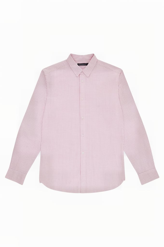 French Connection Checked And Stripe Pocket Ls Red Größe: XS | Casual hemden Outlet | Herren | Rot