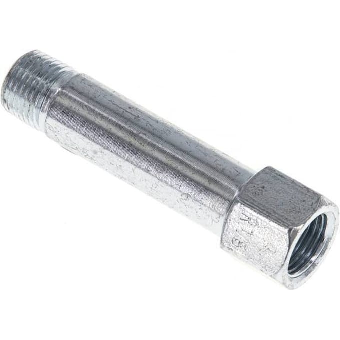 Staal R/Rp 1/8 Inch Smeernippel Verlengstuk 46mm