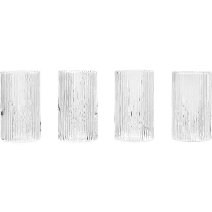 Ferm Living - Ripple - Verrines - Glazen - Set van 4