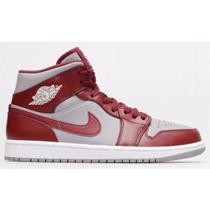Jordan 1 Mid Cherrywood Red - Maat 43