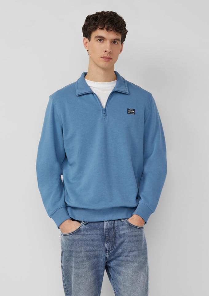 s.Oliver  Sweatshirts Blue Größe: S | Pullover Outlet | Herren | Blau