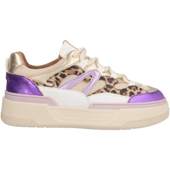 DWRS label Walton Leopard Sand / Purple Größe: 38 | Trainers Outlet | Damen | Braun