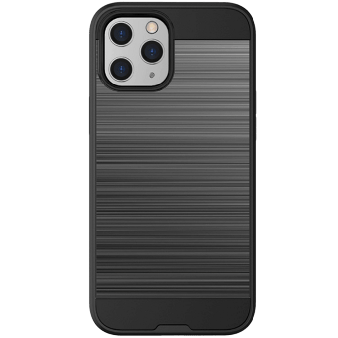 CaseBody iPhone 12 Pro Max Stevig Dual Layer Beschermhoesje  Zwart