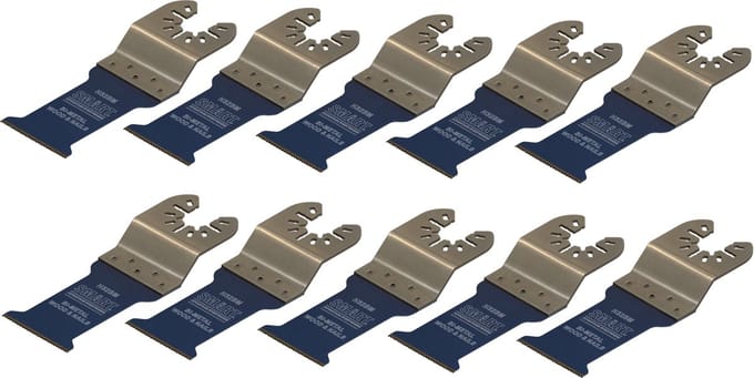 SMART Blades Bi-metaal Multitool Zaagblad - Hout/Non-ferro/Schroeven/Spijkers/Plastic - 32x51mm - 10 stuks