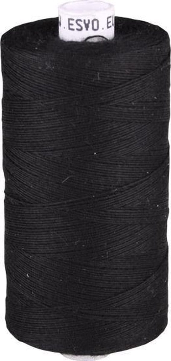 ESVO naaigaren - waterafstotend - 2 x 350 m - dikte 35 - zwart