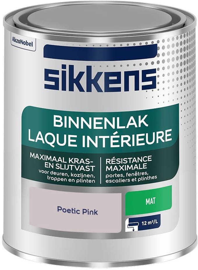 Sikkens - Binnenlak Mat - Poetic Pink - Mengverf - 750 Ml