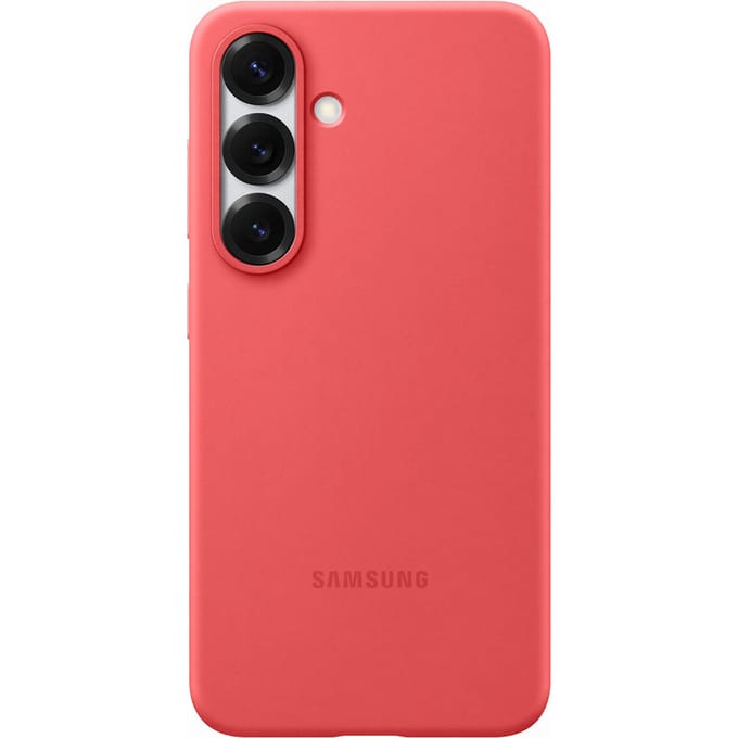 Originele Silicone Backcover voor de Samsung Galaxy S25 - Peach