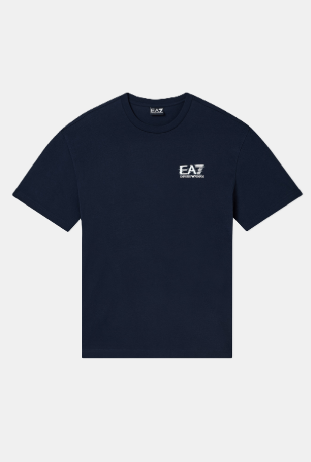 t-shirt man marine blauw