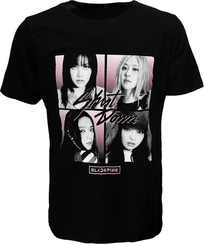 Blackpink Shut Down Photo Grid T-Shirt - Officiële Merchandise - XXL
