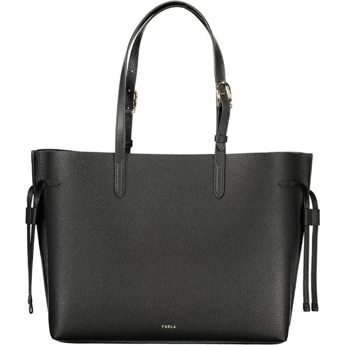 FURLA Leren schoudertas shopper Ava Tote Nero + Nero int zwart