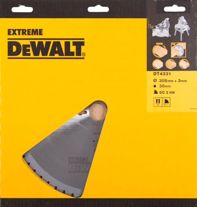 Dewalt 60-Tand Zaagblad Hard Metaal - 305 x 30 mm