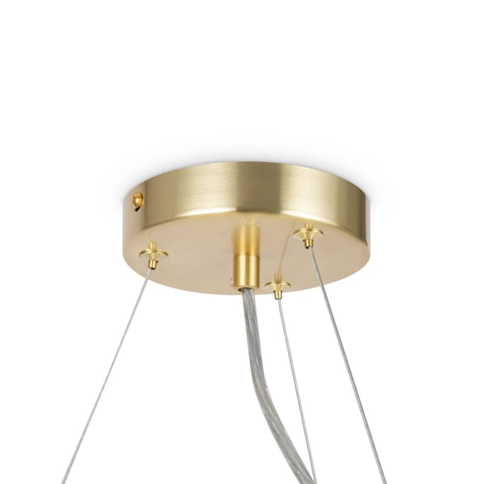 Maytoni Dallas hanglamp 25-lichts, rond, goud