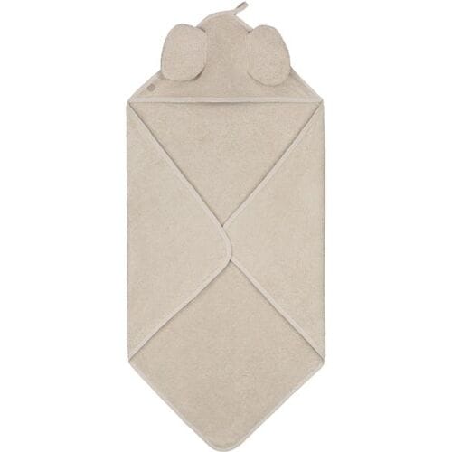 Prénatal badcape Otis Olifant Lightgrey unisex