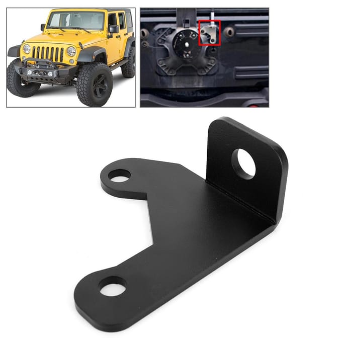 Support d'antenne de hayon arrière Base de support pour Jeep Wrangler 20072017 gray