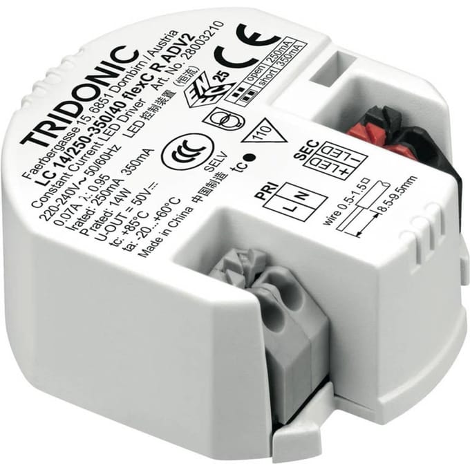 TRIDONIC LED driver LC 14W 250-350mA flexC R ADV2