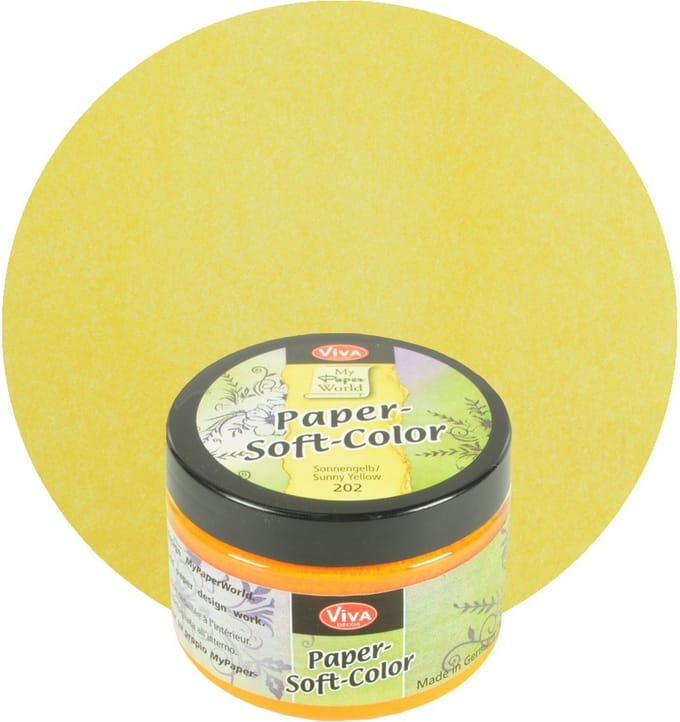 Paper Soft Color 75ml - Sunny Yellow