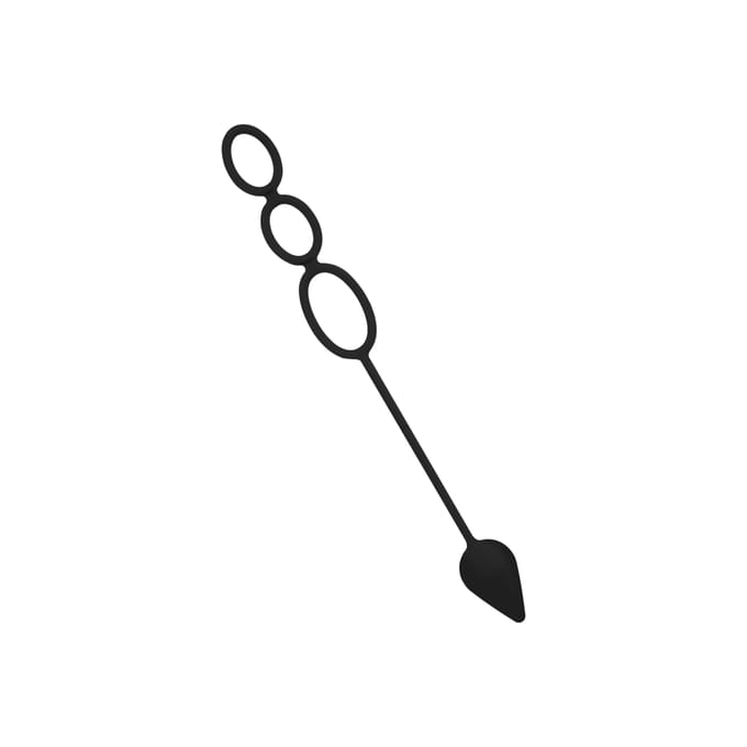 Rimba - Siliconen Cockring Met Buttplug Ø 46 mm M/L