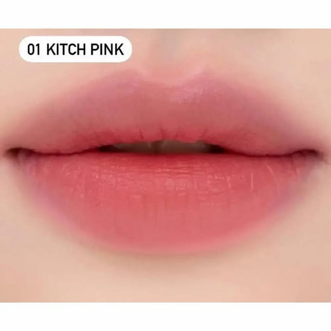 NUSE Mousse Liptual Liquid Lipstick 01 Kitch Pink – Fluweelmatte lippenstift 4,5 Vloeistof