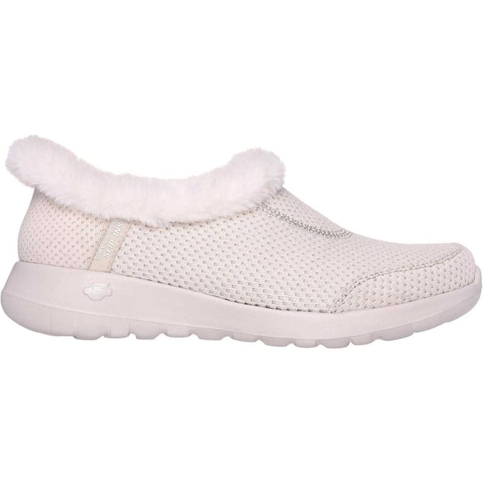 Skechers Platte laarzen voor dames voor onderweg (Natuurlijk)