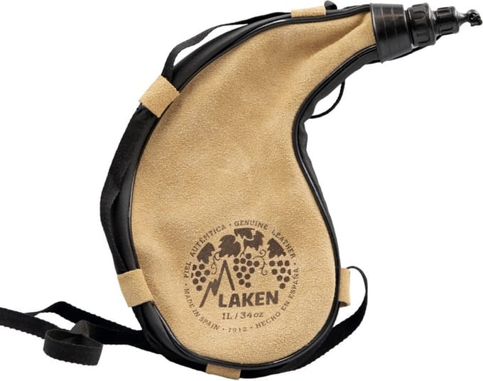 Veldfles klassiek leer, Laken, 1 liter